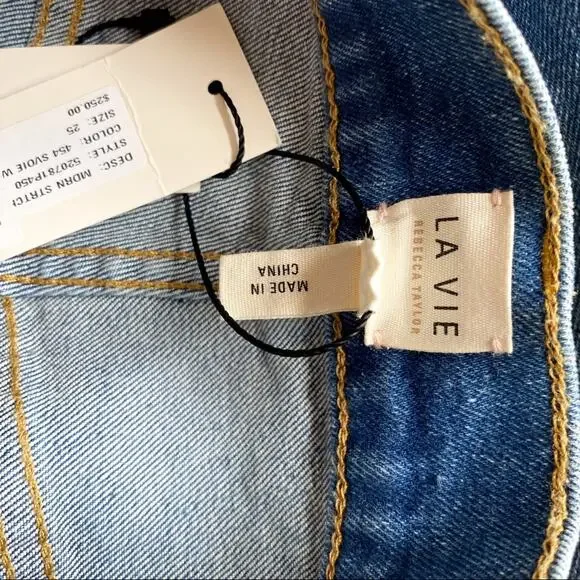 NWT Rebecca Taylor La Vie Savoie Jeans